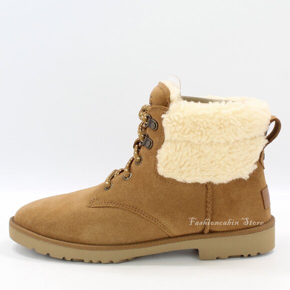 NEW UGG Romely Heritage Suede Boots - Comfortable Winter Booties - Picture 3 of 13